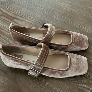 Dolce Vita Arora Rose Velvet Mary Jane flats